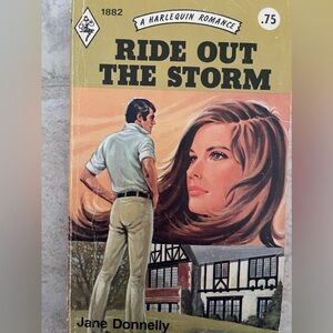 Vintage‎ Harlequin Paperback Book Ride Out The Storm Author Jane Donnelly
